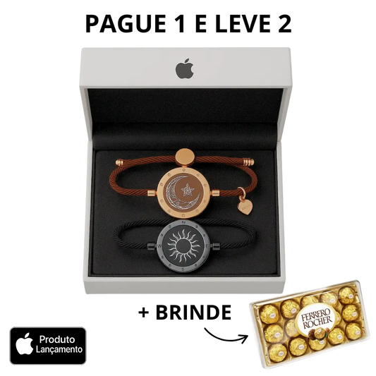 Pulseira Aura - Pague 1 e Leve 2 + Brinde - Sinta o Toque de Quem Você Ama