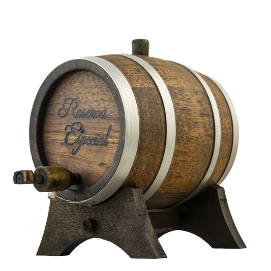 Barril de Carvalho e Jequitibá Reserva Especial 1 Litro (Personalizamos nome)