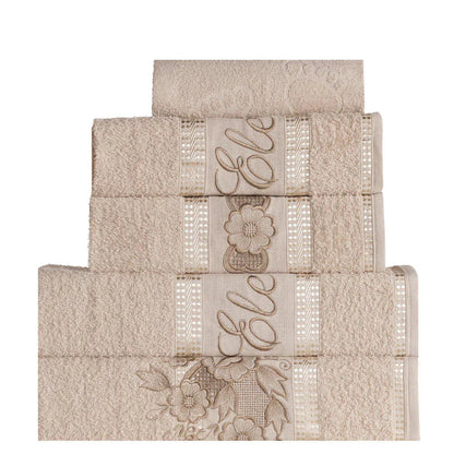 Jogo De Banho 5 Peças 450g/M² Richilieu Toalhas 100% Algodão Premium