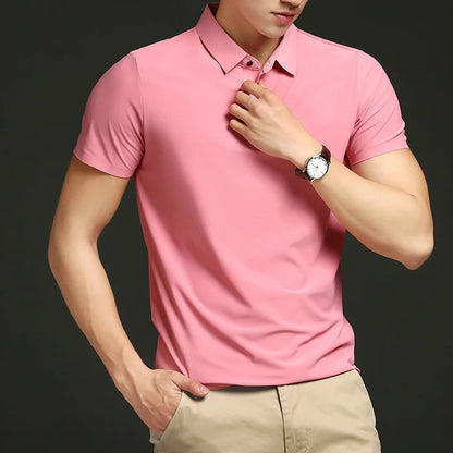 Camisas Polo em Tecido Premium Ice Silk! (COMPRE 3 & LEVE 5)..