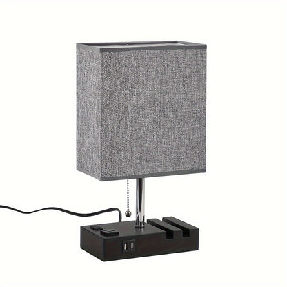 Lâmpada de Cabeceira LED Moderna de 3 Cores com USB + 1 Ano de Garantia