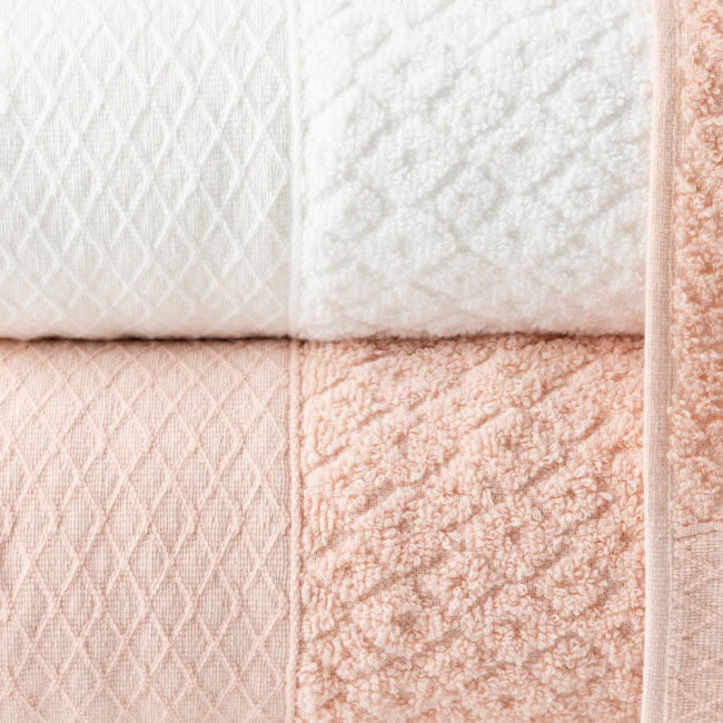 Jogo De Banho 5 Peças 430g/M² Capri Toalhas 100% Algodão Tutti Frutti/Off White