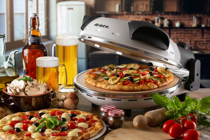 Forno De Pizza Elétrico Aríete Com Pedra Antiaderente 1200w