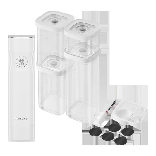 FRESH & SAVE CUBE  S / 7 peças, branco transparente